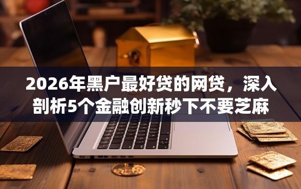 2026年黑户最好贷的网贷，深入剖析5个金融创新秒下不要芝麻分的app
