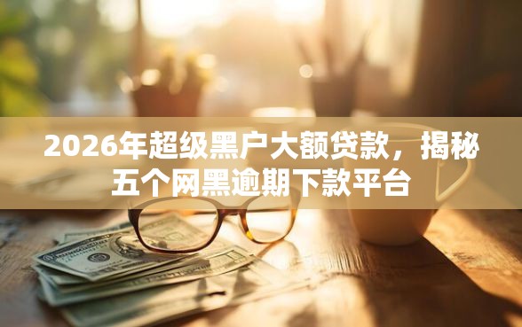 2026年超级黑户大额贷款，揭秘五个网黑逾期下款平台
