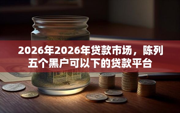 2026年2026年贷款市场，陈列五个黑户可以下的贷款平台