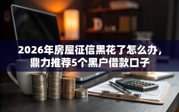 2026年房屋征信黑花了怎么办，鼎力推荐5个黑户借款口子