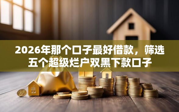 2026年那个口子最好借款，筛选五个超级烂户双黑下款口子