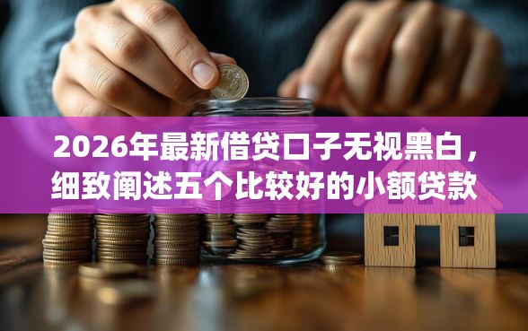 2026年最新借贷口子无视黑白，细致阐述五个比较好的小额贷款app