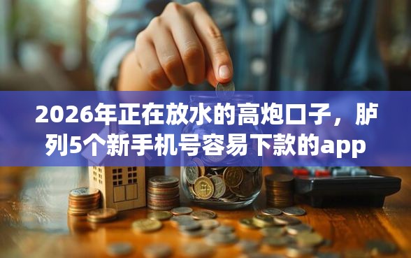 2026年正在放水的高炮口子，胪列5个新手机号容易下款的app