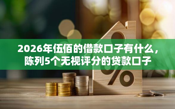2026年伍佰的借款口子有什么，陈列5个无视评分的贷款口子