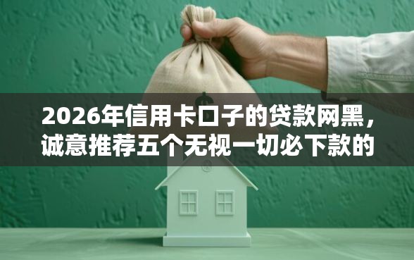 2026年信用卡口子的贷款网黑，诚意推荐五个无视一切必下款的口子