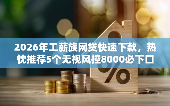 2026年工薪族网贷快速下款，热忱推荐5个无视风控8000必下口子
