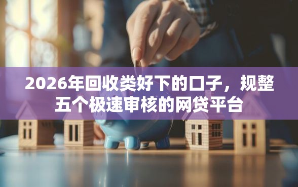 2026年回收类好下的口子，规整五个极速审核的网贷平台