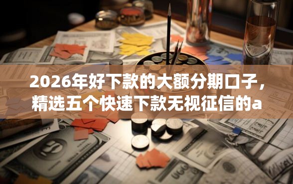 2026年好下款的大额分期口子，精选五个快速下款无视征信的app