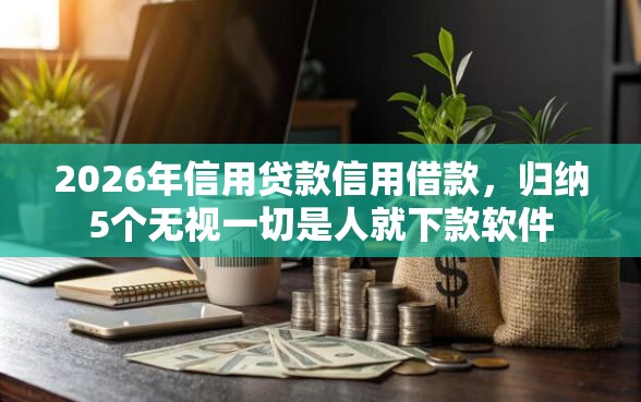 2026年信用贷款信用借款，归纳5个无视一切是人就下款软件