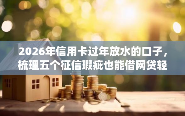 2026年信用卡过年放水的口子，梳理五个征信瑕疵也能借网贷轻松下款的app