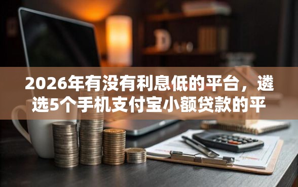 2026年有没有利息低的平台，遴选5个手机支付宝小额贷款的平台