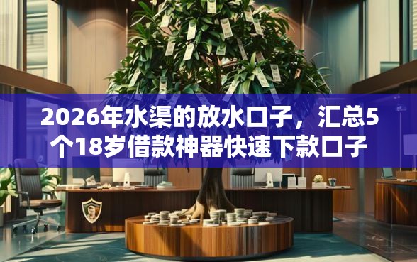 2026年水渠的放水口子，汇总5个18岁借款神器快速下款口子