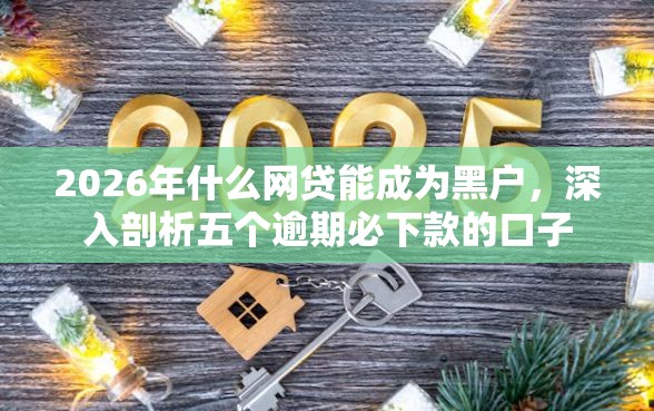 2026年什么网贷能成为黑户，深入剖析五个逾期必下款的口子