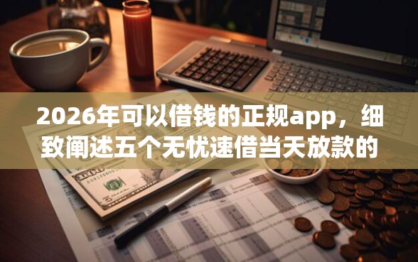2026年可以借钱的正规app，细致阐述五个无忧速借当天放款的软件