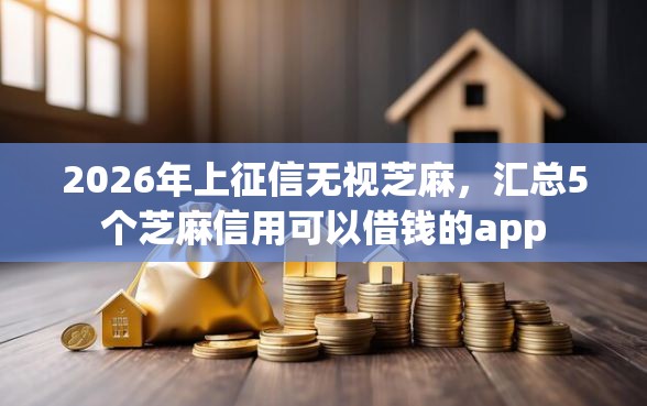 2026年上征信无视芝麻，汇总5个芝麻信用可以借钱的app