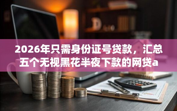 2026年只需身份证号贷款，汇总五个无视黑花半夜下款的网贷app
