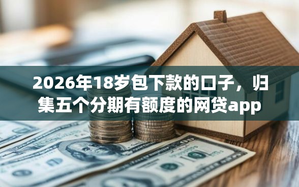 2026年18岁包下款的口子，归集五个分期有额度的网贷app