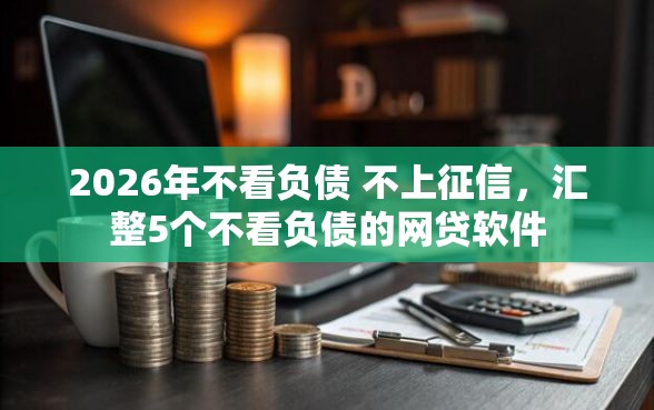 2026年不看负债 不上征信，汇整5个不看负债的网贷软件