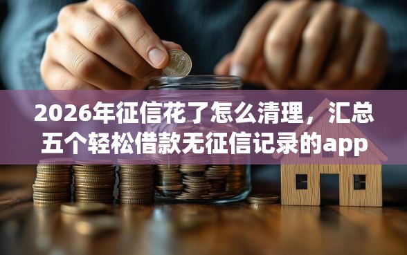 2026年征信花了怎么清理，汇总五个轻松借款无征信记录的app