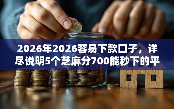 2026年2026容易下款口子，详尽说明5个芝麻分700能秒下的平台