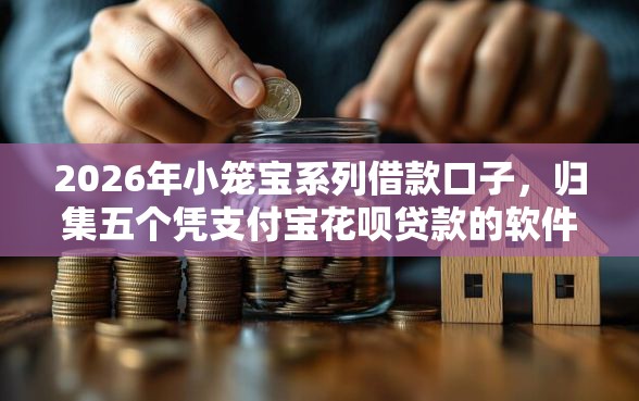2026年小笼宝系列借款口子，归集五个凭支付宝花呗贷款的软件