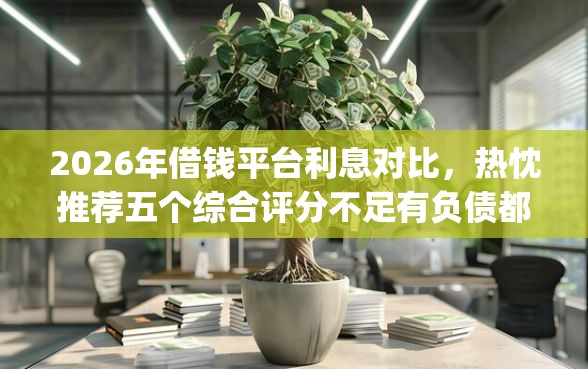 2026年借钱平台利息对比，热忱推荐五个综合评分不足有负债都能下款app