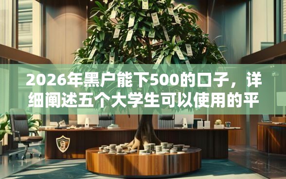 2026年黑户能下500的口子，详细阐述五个大学生可以使用的平台