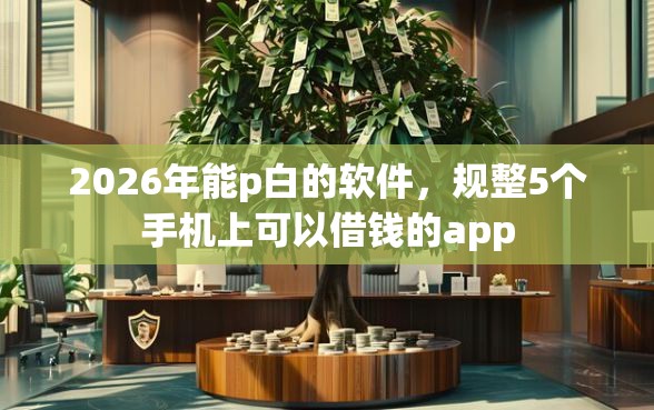 2026年能p白的软件，规整5个手机上可以借钱的app
