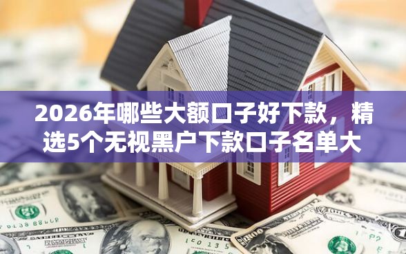 2026年哪些大额口子好下款，精选5个无视黑户下款口子名单大全