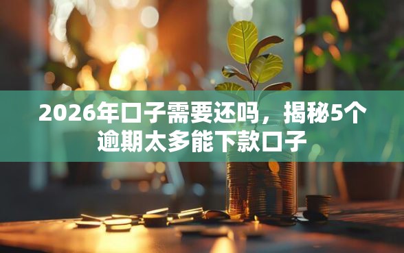 2026年口子需要还吗，揭秘5个逾期太多能下款口子