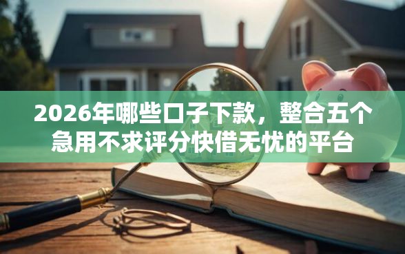 2026年哪些口子下款,整合五个急用不求评分快借无忧的平台 2026年哪些口子下款,整合五个急用不求评分快借无忧的平台