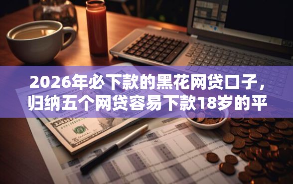 2026年必下款的黑花网贷口子，归纳五个网贷容易下款18岁的平台