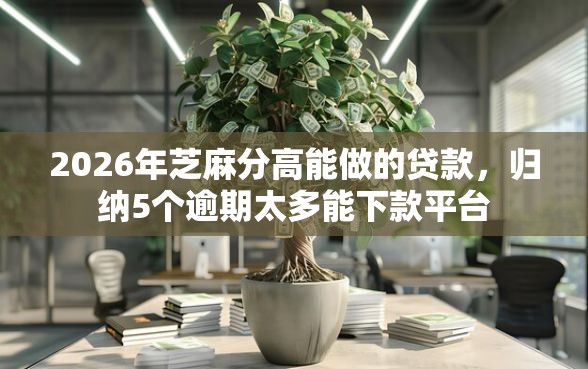 2026年芝麻分高能做的贷款，归纳5个逾期太多能下款平台
