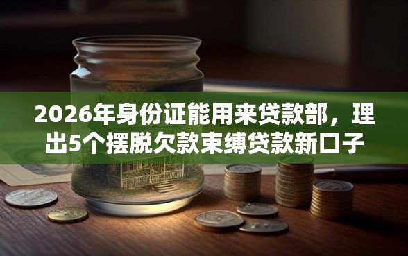 2026年身份证能用来贷款部，理出5个摆脱欠款束缚贷款新口子