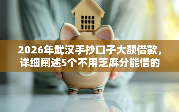 2026年武汉手抄口子大额借款,详细阐述5个不用芝麻分能借的软件 2026年武汉手抄口子大额借款,详细阐述5个不用芝麻分能借的软件