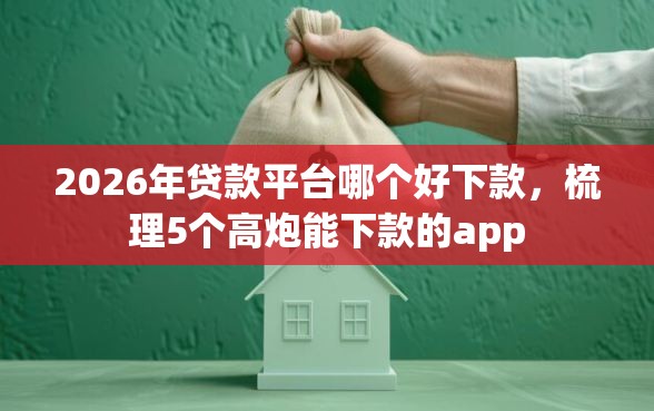 2026年贷款平台哪个好下款，梳理5个高炮能下款的app