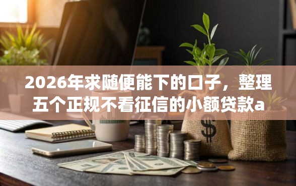 2026年求随便能下的口子，整理五个正规不看征信的小额贷款app