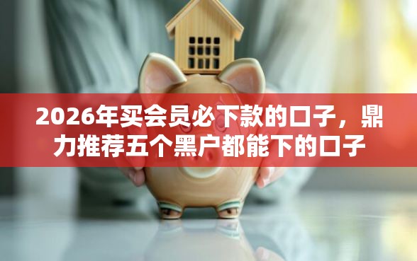 2026年买会员必下款的口子，鼎力推荐五个黑户都能下的口子