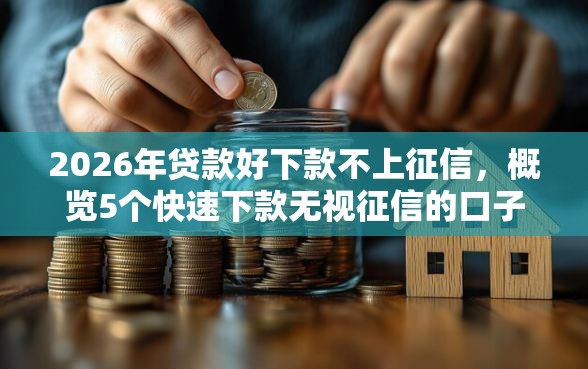 2026年贷款好下款不上征信，概览5个快速下款无视征信的口子