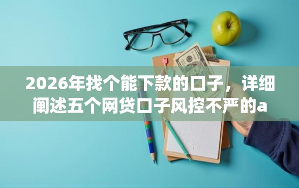 2026年找个能下款的口子，详细阐述五个网贷口子风控不严的app