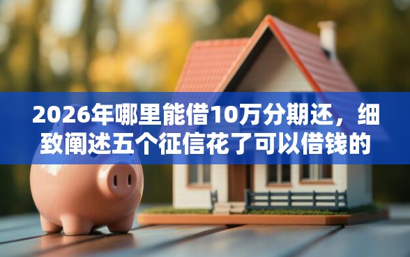 2026年哪里能借10万分期还，细致阐述五个征信花了可以借钱的网贷平台