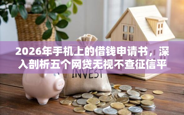 2026年手机上的借钱申请书，深入剖析五个网贷无视不查征信平台