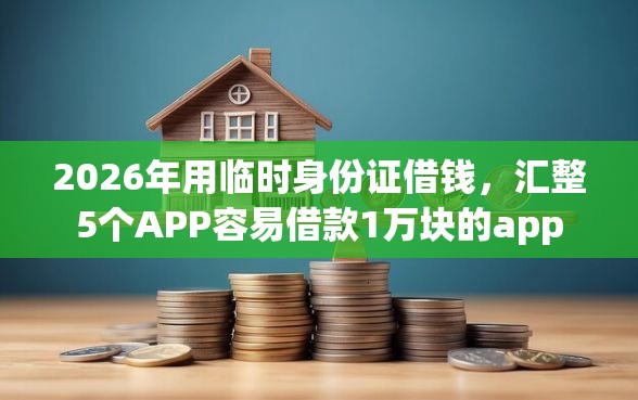 2026年用临时身份证借钱，汇整5个APP容易借款1万块的app