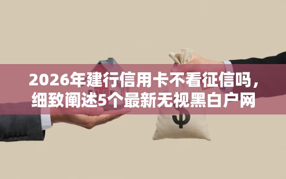 2026年建行信用卡不看征信吗，细致阐述5个最新无视黑白户网贷口子