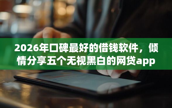 2026年口碑最好的借钱软件，倾情分享五个无视黑白的网贷app