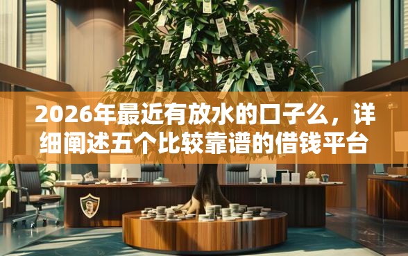 2026年最近有放水的口子么，详细阐述五个比较靠谱的借钱平台