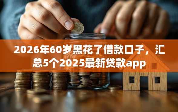 2026年60岁黑花了借款口子，汇总5个2025最新贷款app