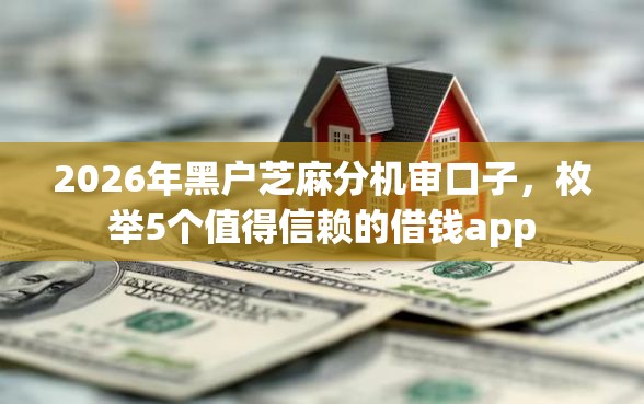 2026年黑户芝麻分机审口子，枚举5个值得信赖的借钱app