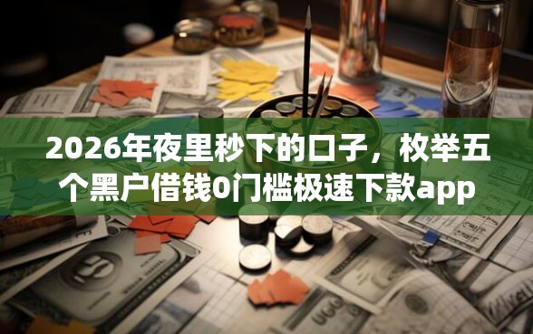 2026年夜里秒下的口子，枚举五个黑户借钱0门槛极速下款app