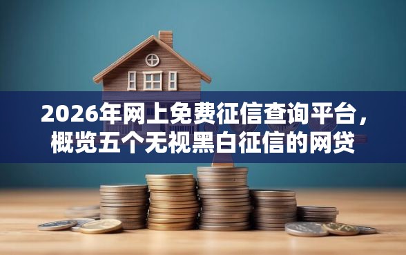 2026年网上免费征信查询平台，概览五个无视黑白征信的网贷